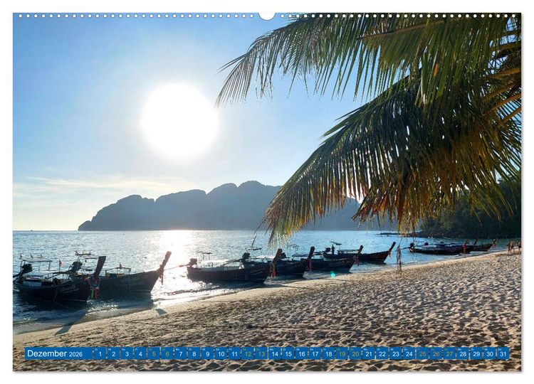 Produktbild: Phi Phi Island &ndash; Thailands traumhaftes Paradies (Wandkalender 2026 DIN A2 quer), CALVENDO Monatskalender