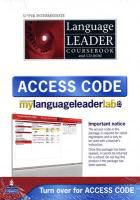 Produktbild: Language Leader Upper Intermediate My LanguageLeaderLab Coursebook CD-ROM + Access Code