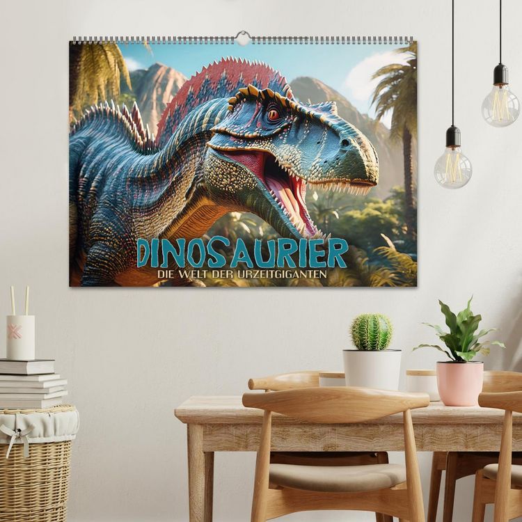 Produktbild: Dinosaurier - die Welt der Urzeitgiganten (Wandkalender 2026 DIN A2 quer), CALVENDO Monatskalender