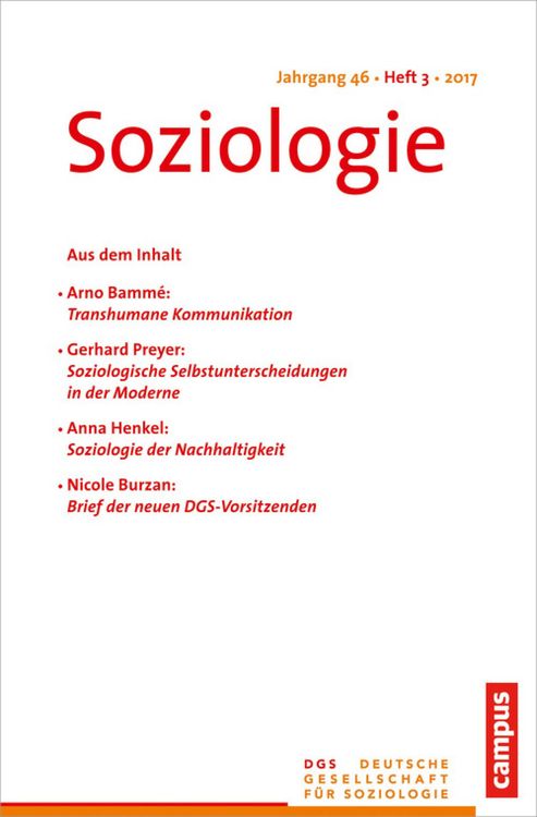 Produktbild: Soziologie 3.2017