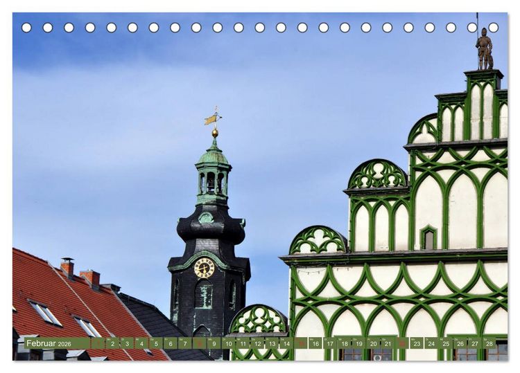 Produktbild: Weimar - Dichterstadt (Tischkalender 2026 DIN A5 quer), CALVENDO Monatskalender