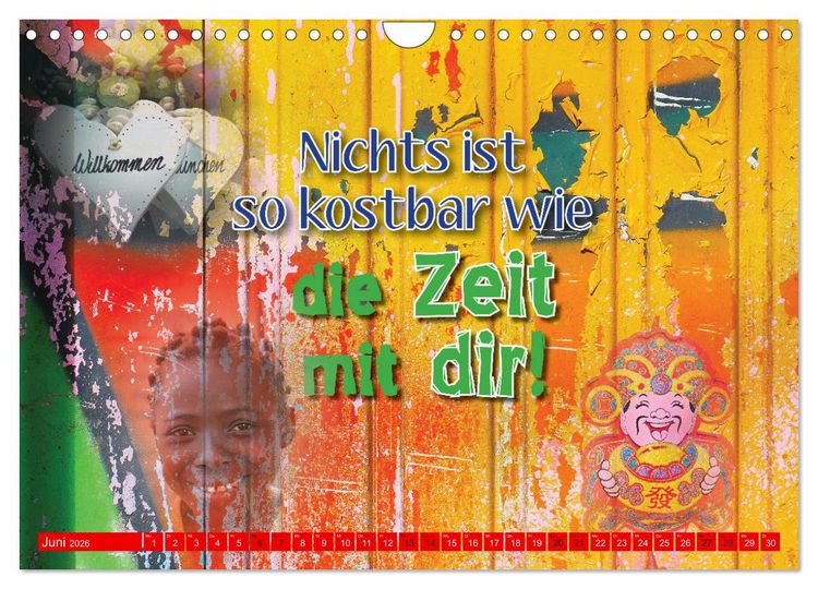 Produktbild: So sch&ouml;n, dass es dich gibt (Wandkalender 2026 DIN A4 quer), CALVENDO Monatskalender