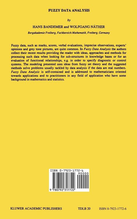 Produktbild: Fuzzy Data Analysis