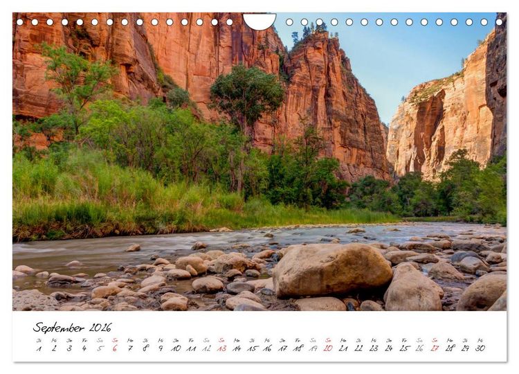 Produktbild: National-Parks der USA (Wandkalender 2026 DIN A4 quer), CALVENDO Monatskalender