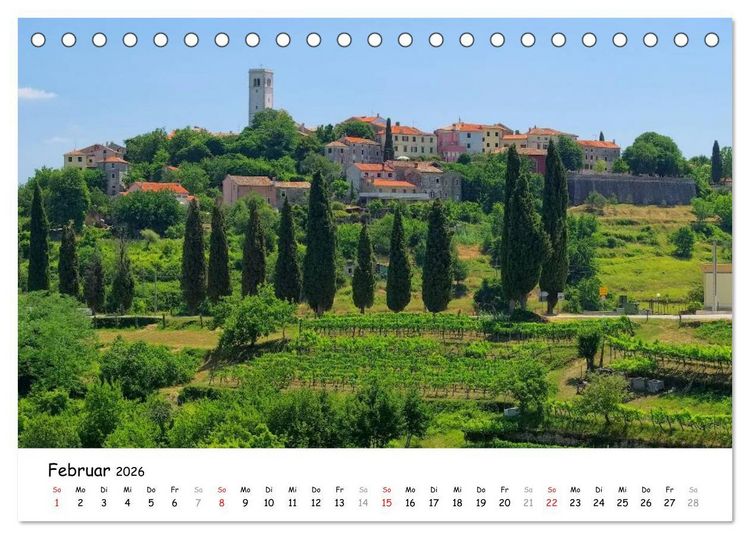 Produktbild: Istrien (Tischkalender 2026 DIN A5 quer), CALVENDO Monatskalender