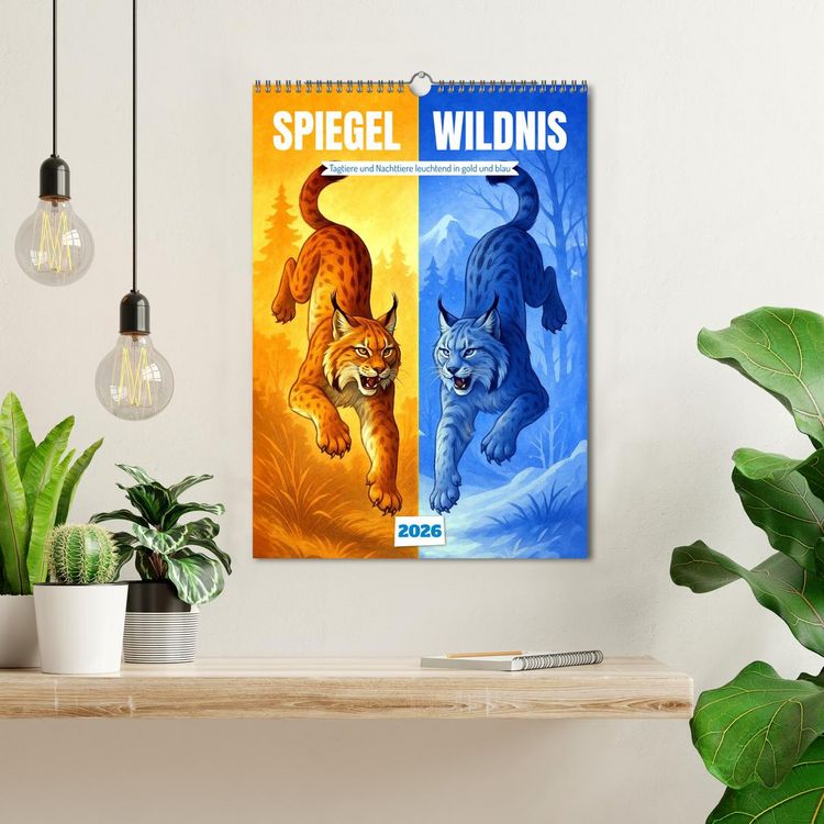 Produktbild: Spiegelwildnis (Wandkalender 2026 DIN A3 hoch), CALVENDO Monatskalender