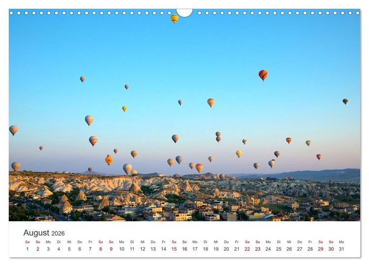 Produktbild: Faszination T&uuml;rkei (Wandkalender 2026 DIN A3 quer), CALVENDO Monatskalender