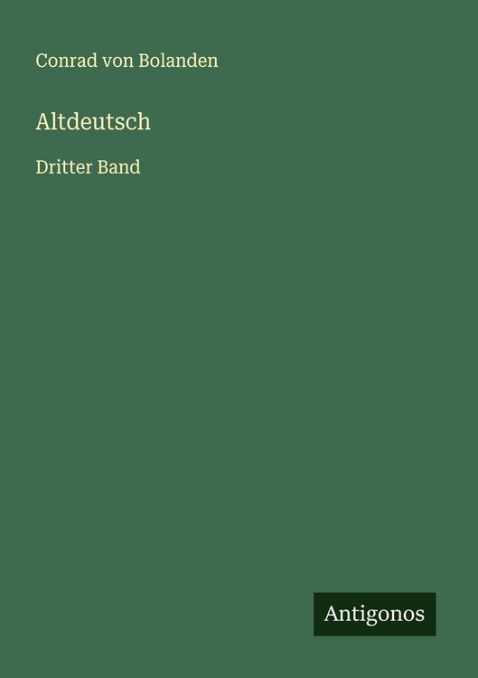 Produktbild: Altdeutsch