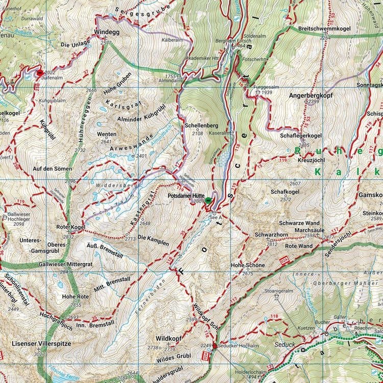 Produktbild: freytag & berndt Wanderkarte WK 0241 Innsbruck, Stubai - Sellrain - Brenner 1:50.000