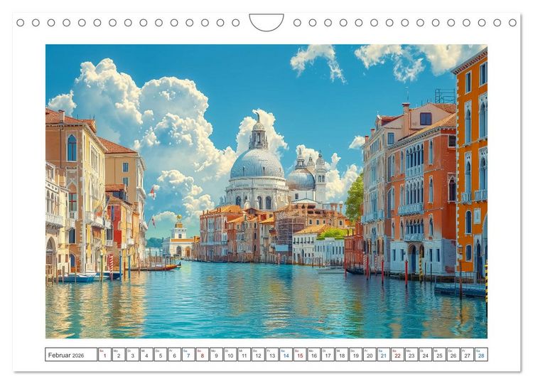 Produktbild: Reisest&auml;dte Europas (Wandkalender 2026 DIN A4 quer), CALVENDO Monatskalender