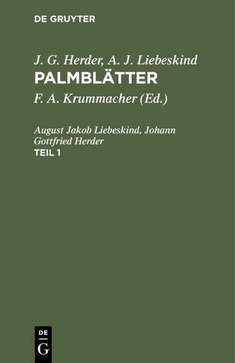 Produktbild: Palmbl&auml;tter. Teil 1