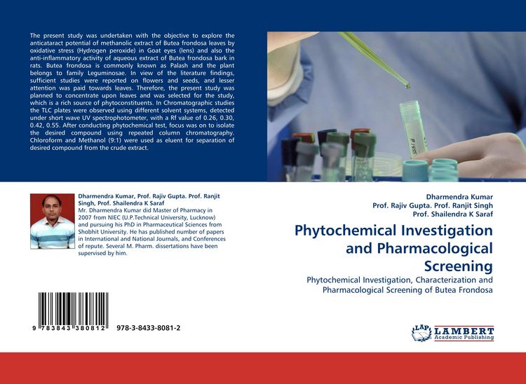 Produktbild: Phytochemical Investigation and Pharmacological Screening