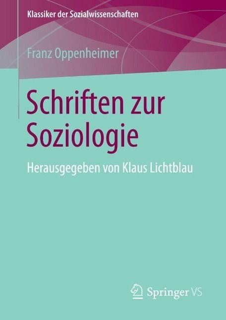 Produktbild: Schriften zur Soziologie