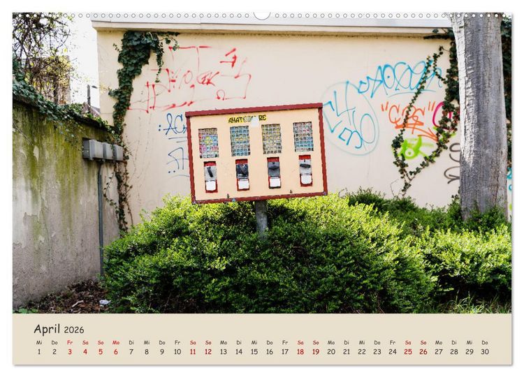 Produktbild: Kaugummiautomaten (hochwertiger Premium Wandkalender 2026 DIN A2 quer), Kunstdruck in Hochglanz