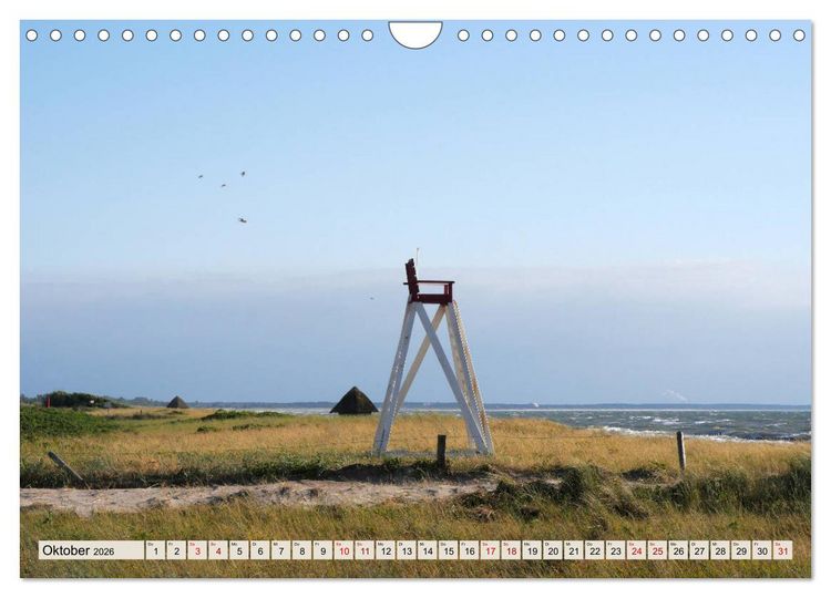 Produktbild: Ostseebad Wustrow K&uuml;stenimpressionen (Wandkalender 2026 DIN A4 quer), CALVENDO Monatskalender