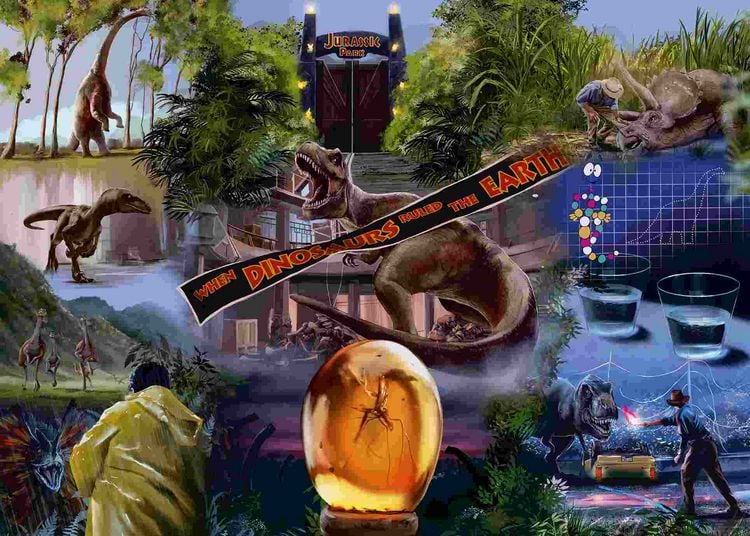 Produktbild: Erwachsenenpuzzle 1000 Teile - Jurassic Park
