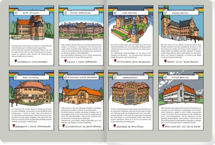 Produktbild: Mein Schl&ouml;sser- & Burgen-Wimmelbuch im M&uuml;nsterland