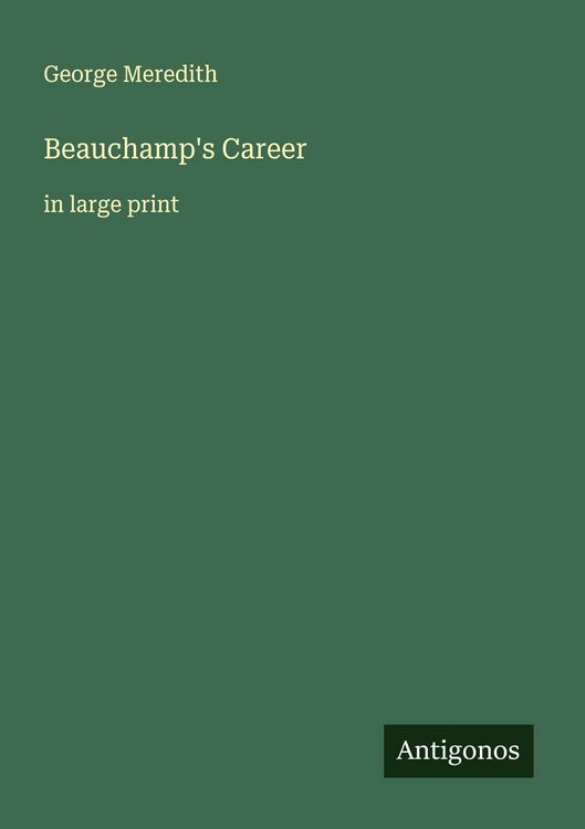 Produktbild: Beauchamp's Career