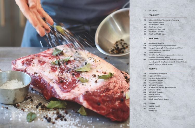 Produktbild: Das gro&szlig;e Buch vom Fleisch