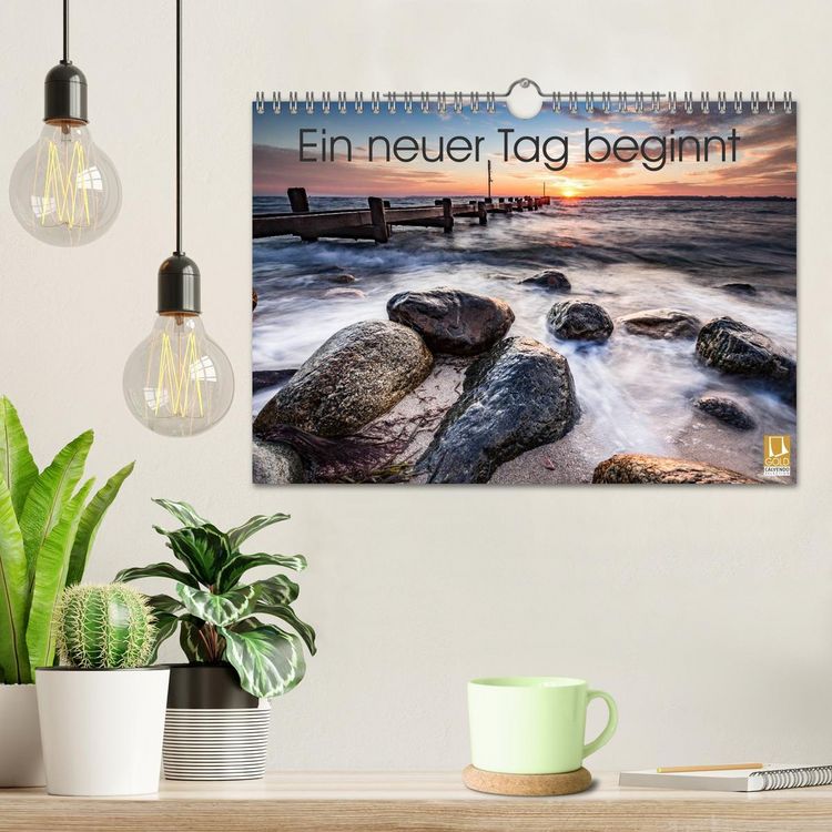 Produktbild: Ein neuer Tag beginnt (Wandkalender 2026 DIN A4 quer), CALVENDO Monatskalender