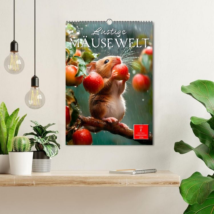 Produktbild: Lustige M&auml;usewelt (Wandkalender 2026 DIN A3 hoch), CALVENDO Monatskalender