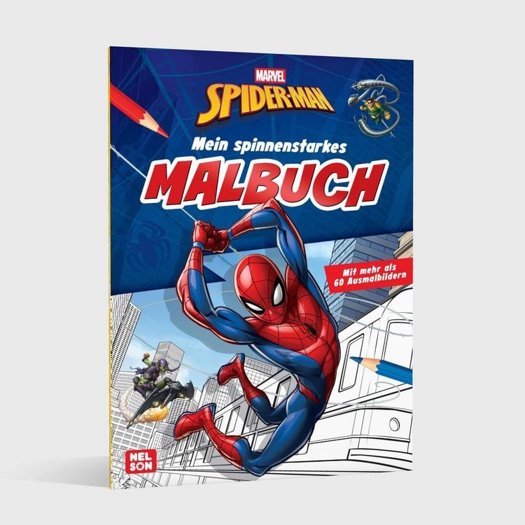 Produktbild: MARVEL Spider-Man: Mein spinnenstarkes Malbuch