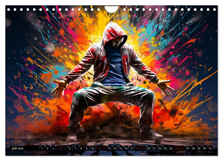 Produktbild: Color Dance Art (Wandkalender 2026 DIN A4 quer), CALVENDO Monatskalender