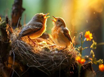 Produktbild: CALVENDO Puzzle V&ouml;gel, wir haben Hunger | 2000 Teile Lege-Gr&ouml;&szlig;e 90x67cm Foto-Puzzle f&uuml;r gl&uuml;ckliche Stunden