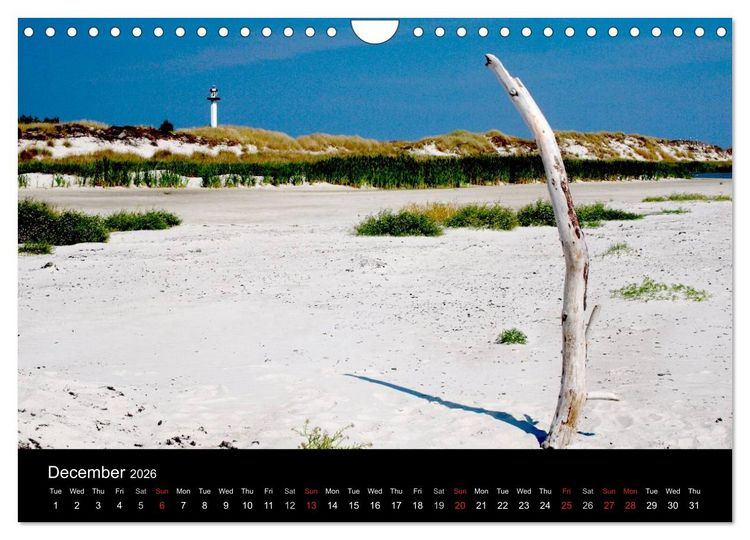 Produktbild: Bornholm - Denmark (Wall Calendar 2026 DIN A4 landscape), CALVENDO 12 Month Wall Calendar