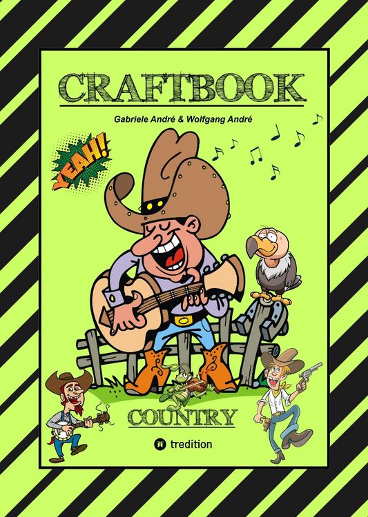 Produktbild: Craftbook - 100 Seiten Wilder Westen - Country Music - Cowboys & Cowgirls - Banditen - Indianer - Saloon - Pferde - Knifflige R&auml;tsel - Ausgaben