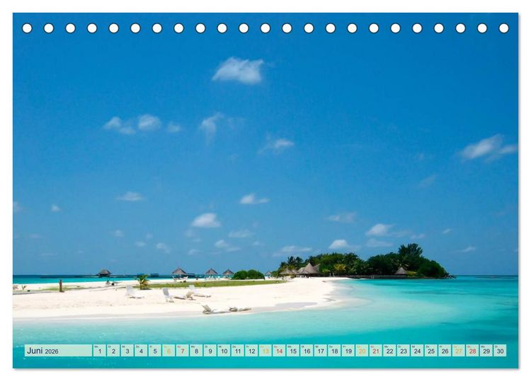 Produktbild: Kalender - selbst gestalten, Fotos selbst einkleben (Tischkalender 2026 DIN A5 quer), CALVENDO Monatskalender
