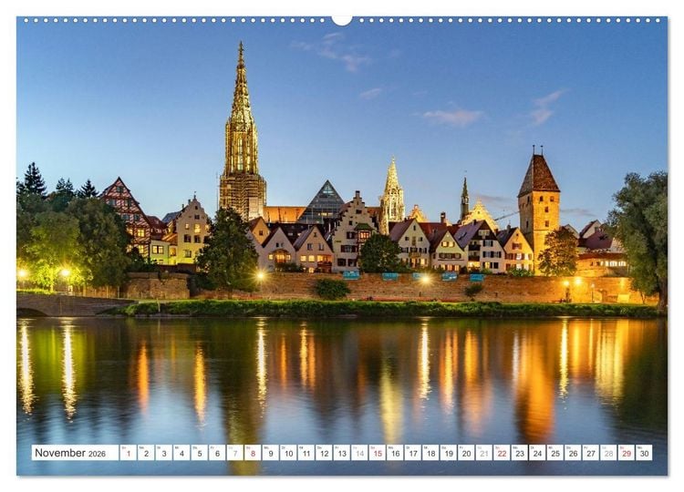 Produktbild: Deutschlands sch&ouml;nste Altst&auml;dte - Baden-W&uuml;rttemberg (hochwertiger Premium Wandkalender 2026 DIN A2 quer), Kunstdruck in Hochglanz