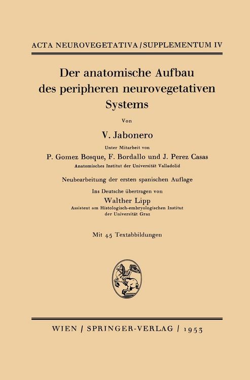 Produktbild: Der anatomische Aufbau des peripheren neurovegetativen Systems