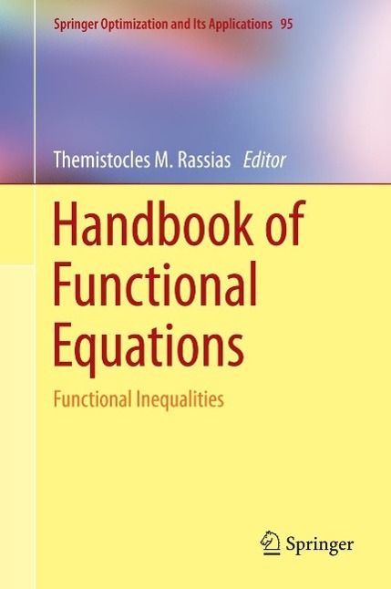 Produktbild: Handbook of Functional Equations