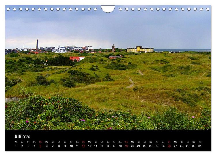 Produktbild: Borkum (Wandkalender 2026 DIN A4 quer), CALVENDO Monatskalender