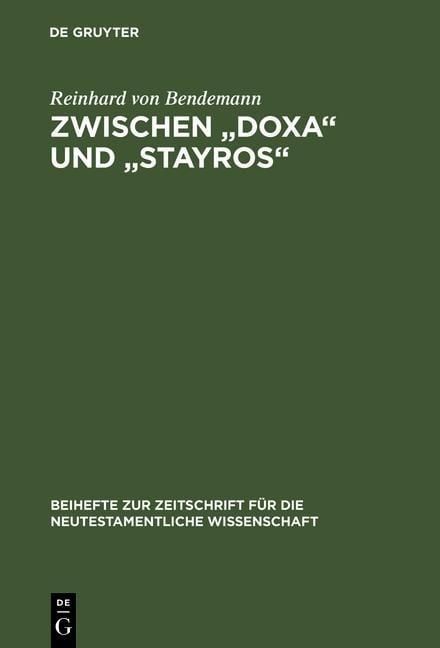Produktbild: Zwischen "Doxa" und "Stayros"