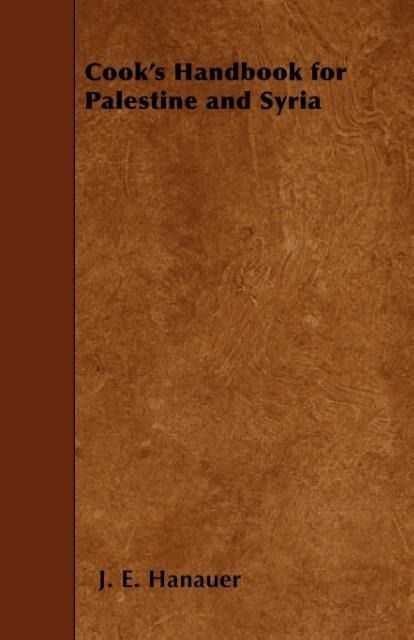 Produktbild: Cook's Handbook for Palestine and Syria