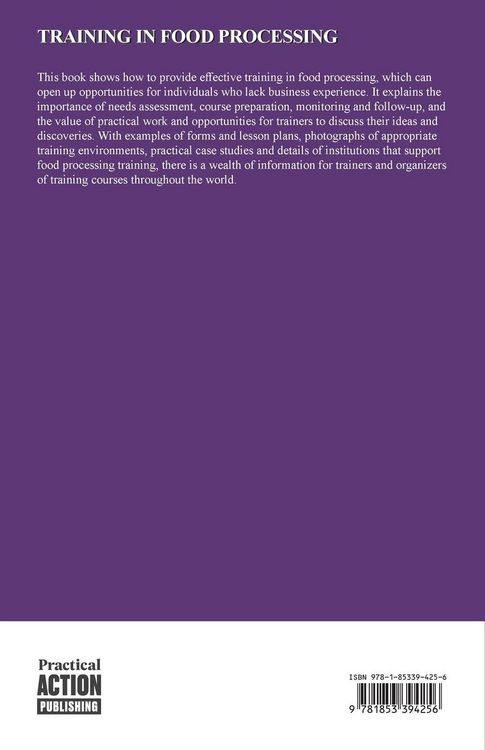 Produktbild: Training in Food Processing