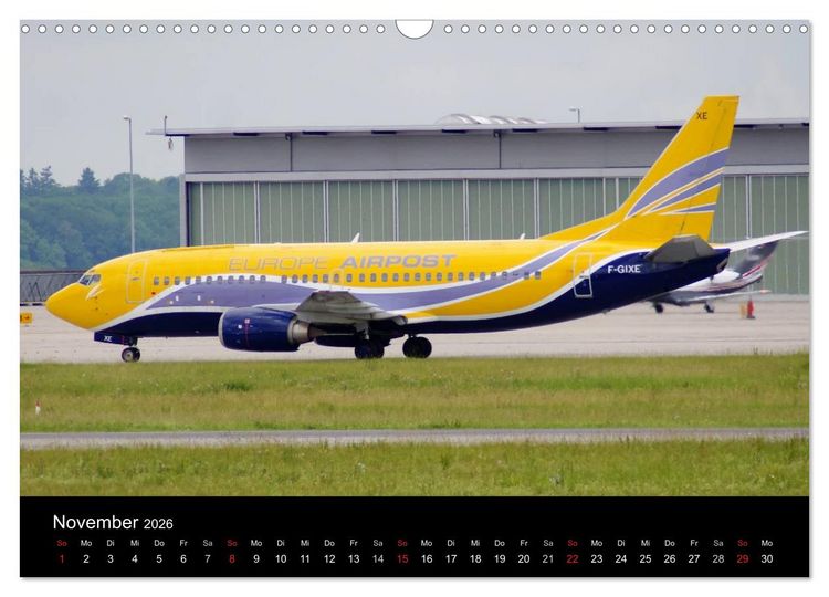 Produktbild: Giganten der L&uuml;fte am Airport Stuttgart (Wandkalender 2026 DIN A3 quer), CALVENDO Monatskalender
