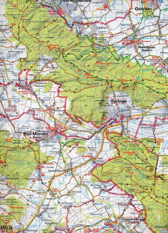 Produktbild: ADFC-Regionalkarte Hannover und Umgebung, 1:75.000, mit Tage