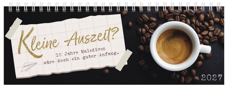 Produktbild: Tischquerkalender Kleine Auszeit? 2027