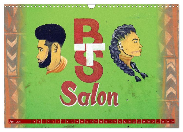 Produktbild: Barbershops in Afrika (Wandkalender 2026 DIN A3 quer), CALVENDO Monatskalender