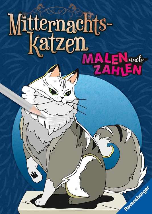 Produktbild: Malen nach Zahlen - Mitternachtskatzen