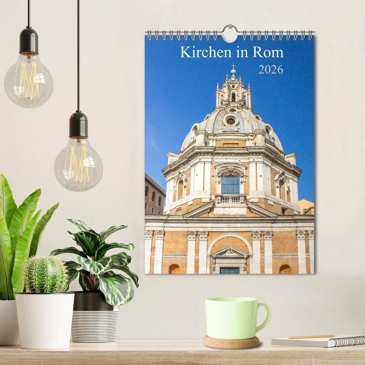 Produktbild: Kirchen in Rom (Wandkalender 2026 DIN A4 hoch), CALVENDO Monatskalender
