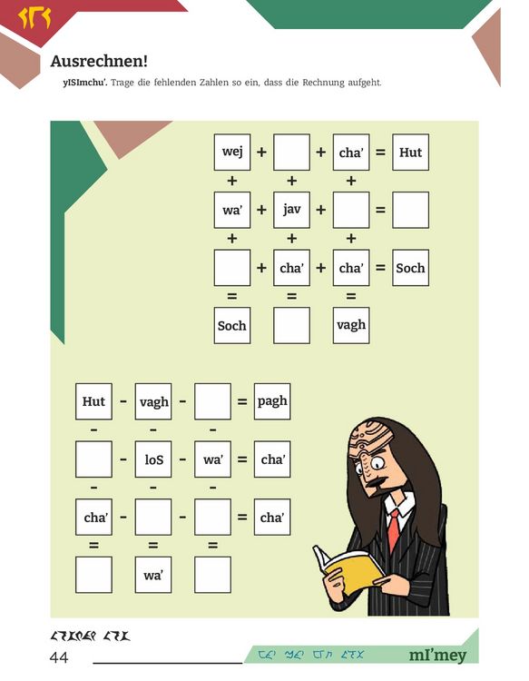 Produktbild: Arbeitsbuch Klingonisch