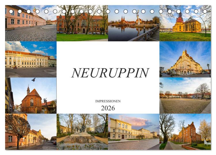 Produktbild: Neuruppin Impressionen (Tischkalender 2026 DIN A5 quer), CALVENDO Monatskalender