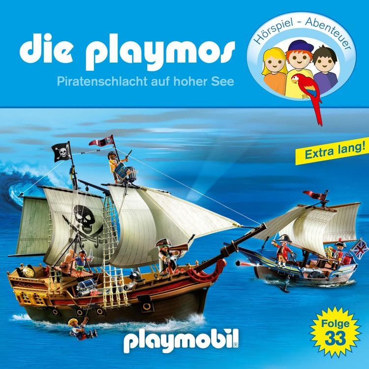 Produktbild: Die Playmos - Das Original Playmobil H&ouml;rspiel, Folge 33: Piratenschlacht auf hoher See