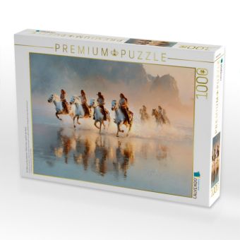 Produktbild: CALVENDO Puzzle Ein Motiv aus dem Kalender "Wild im Herz, weich in der Hand" | 1000 Teile Lege-Gr&ouml;&szlig;e 64x48cm Foto-Puzzle f&uuml;r gl&uuml;ckliche Stunden