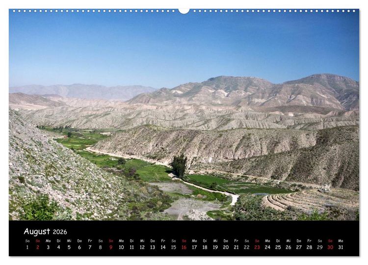 Produktbild: Traumziel Peru (hochwertiger Premium Wandkalender 2026 DIN A2 quer), Kunstdruck in Hochglanz