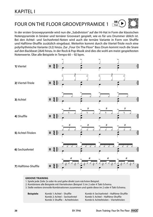 Produktbild: Drum Training Four On The Floor